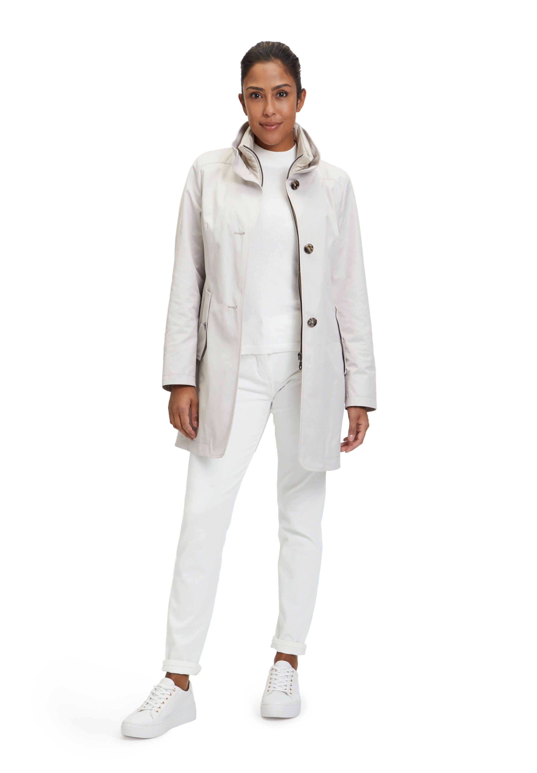 GIL BRET Mantel in Weiß