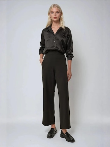 Hiccup Wide Leg Hose in Schwarz