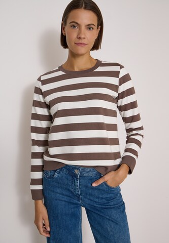 CECIL Sweatshirt in Beige: front