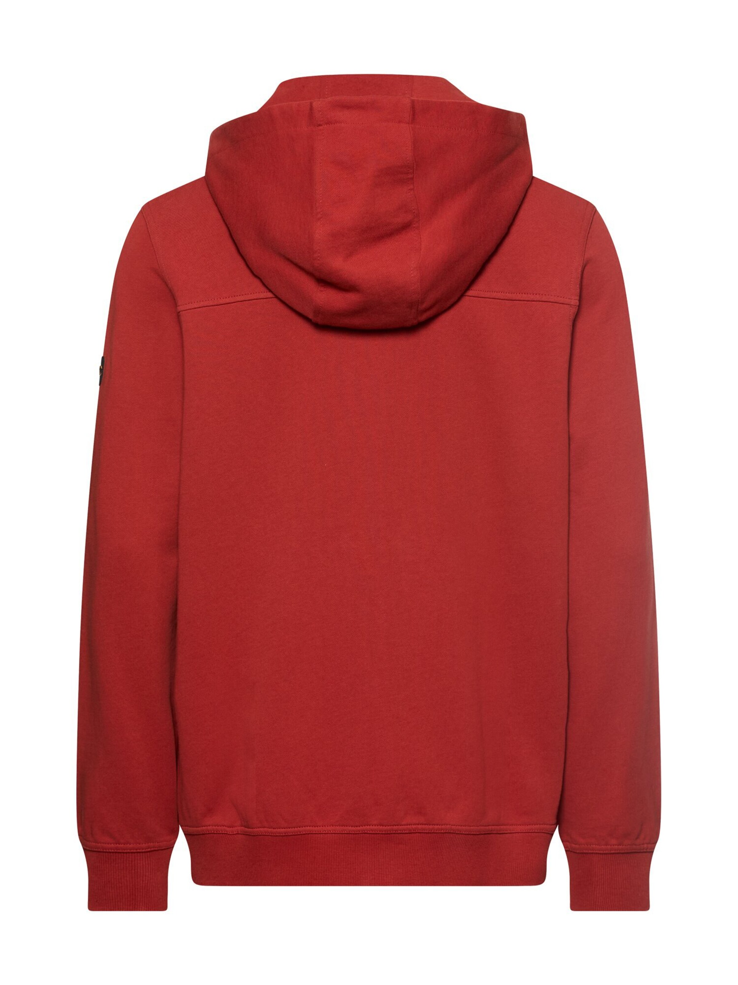 CAMEL ACTIVE Zip-Up Hoodie in Red
