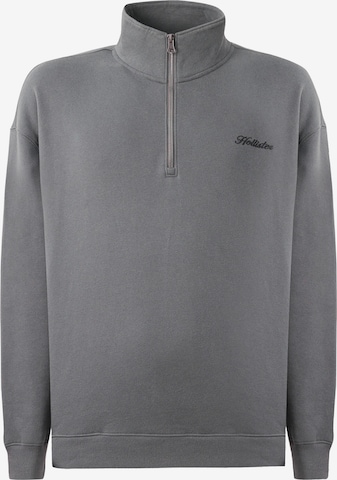 Bluză de molton de la HOLLISTER pe gri: față