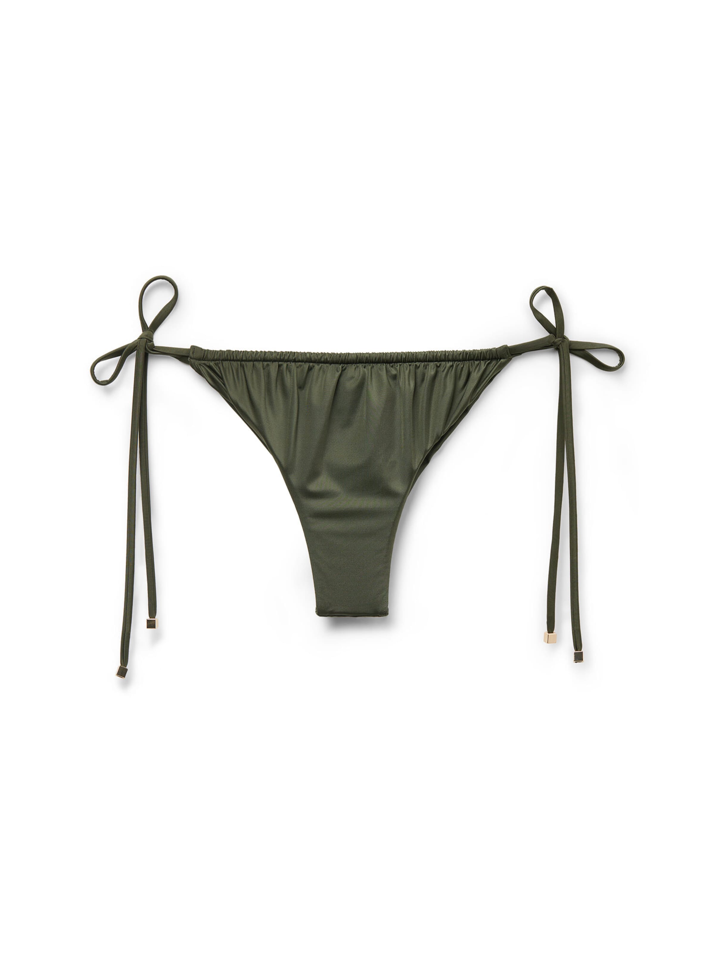 CALZEDONIA Bikini Bottoms in Green: front