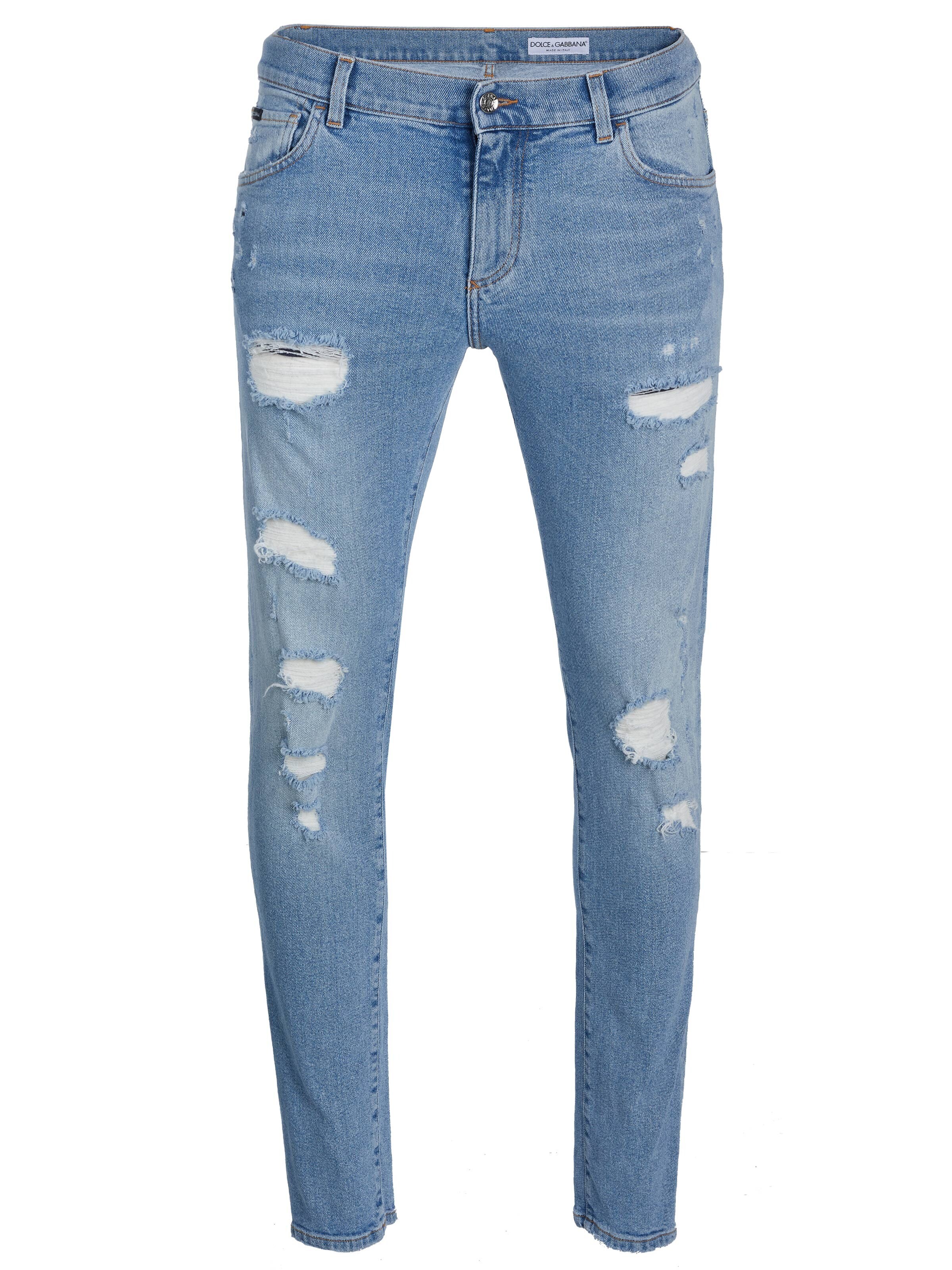 DOLCE & GABBANA Slim fit Jeans in Blue: front