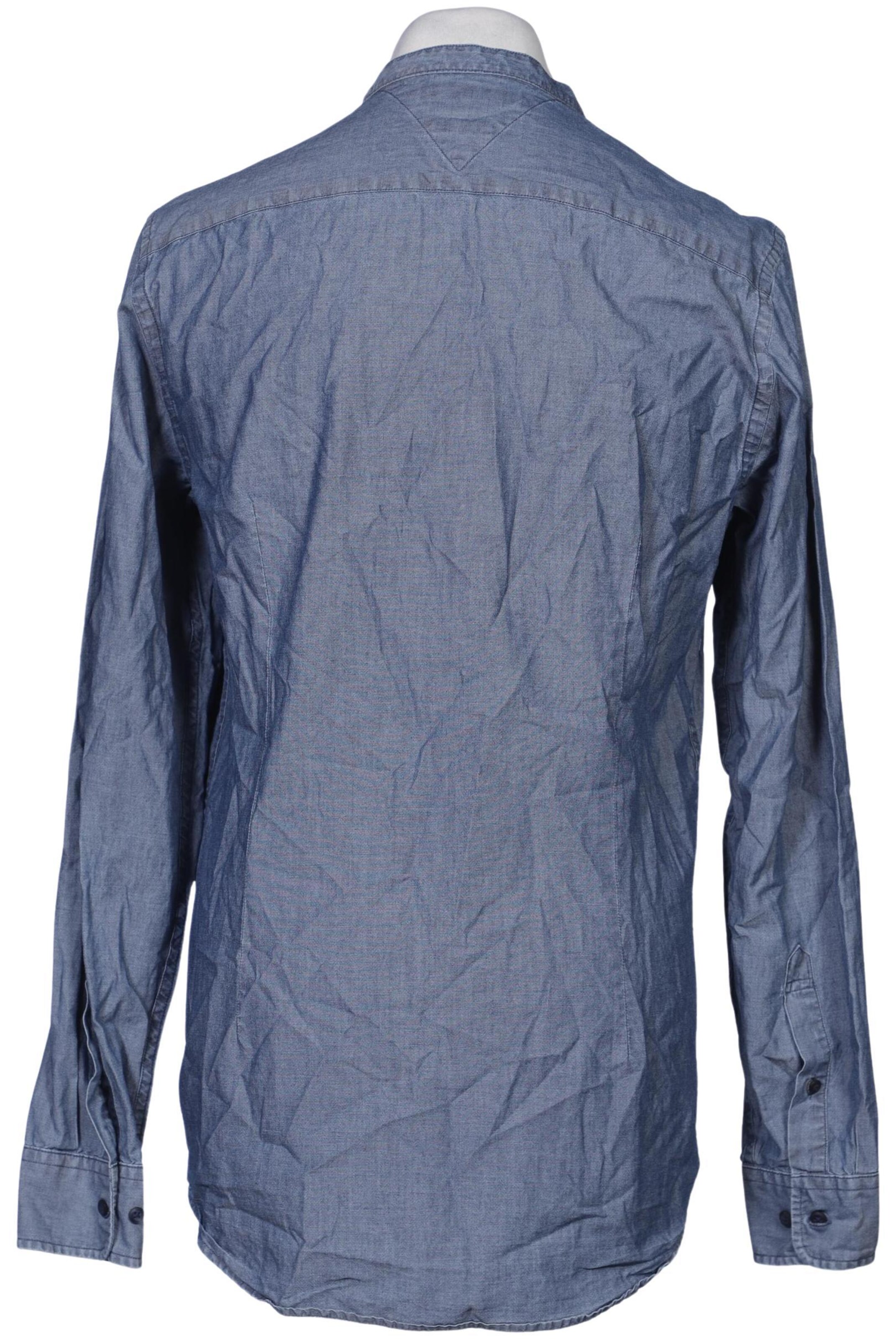 TOMMY HILFIGER Button Up Shirt in L in Blue