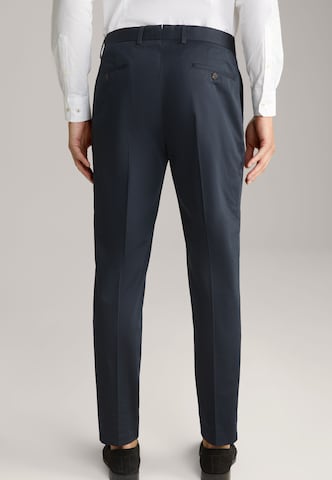 JOOP! Slim fit Pleat-Front Pants in Blue