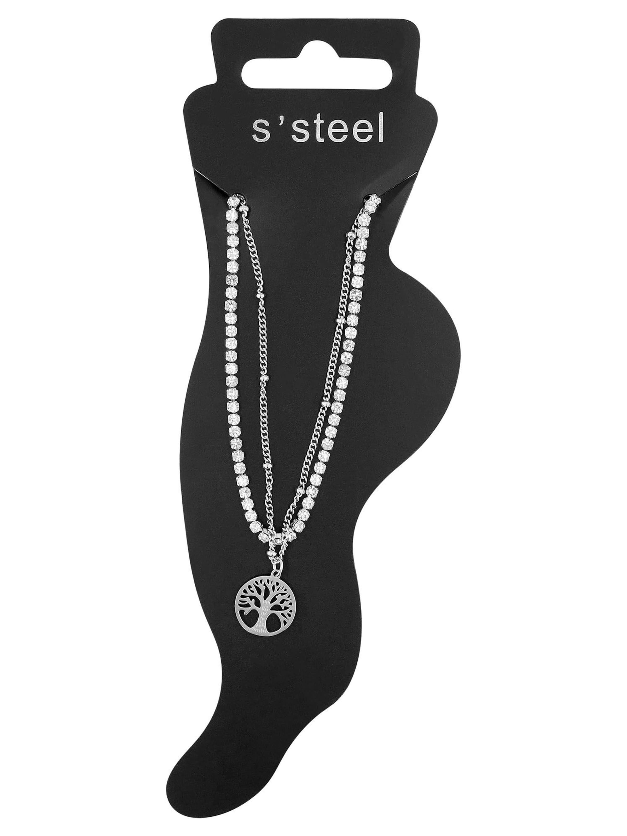Akzent Fußschmuck 'Winora, langlebig'‌‌‌‌‌‌‌‌‌‌ in Silber