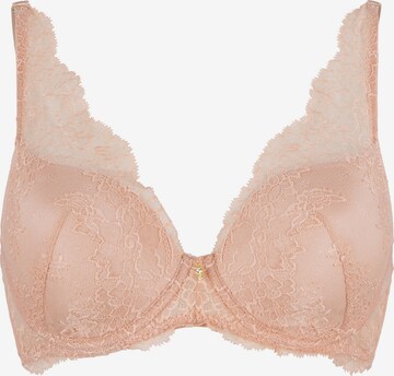 LingaDore Triangle Bra in Pink: front