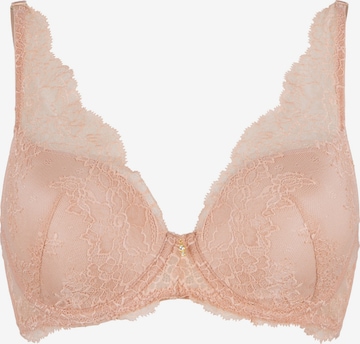 LingaDore Triangle Bra in Pink: front