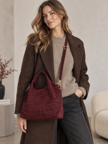 COLLEZIONE ALESSANDRO Handbag 'Lucca' in Red