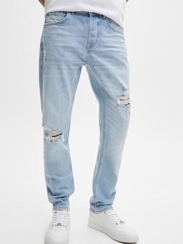 Pull&Bear Regular Jeans in Blauw