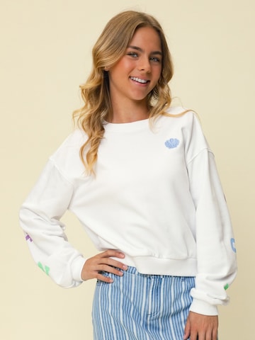 Looxs Revolution Sweatshirt in Wit: voorkant