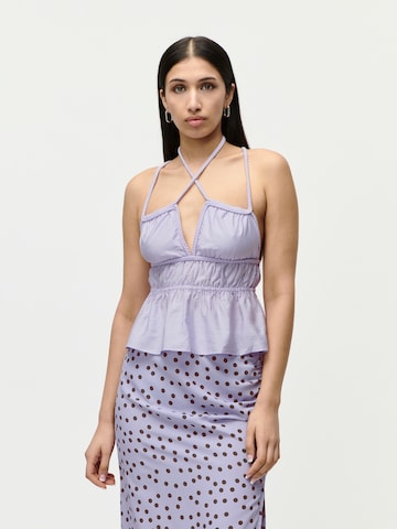 LeGer by Lena Gercke Top 'Fabrice' in Lila: voorkant