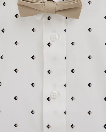 WE Fashion Rovný strih Košeľa - Béžová