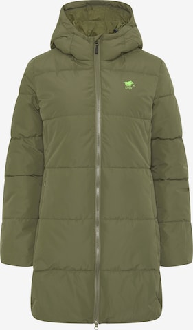 Polo Sylt Winter Coat in Green: front
