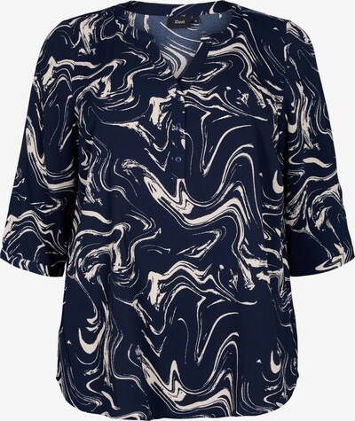 Camicia da donna 'CAANNI' Zizzi di colore écru / navy, Visualizzazione prodotti