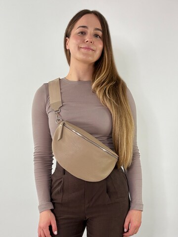 lePelou Fanny Pack 'MILA large' in Beige