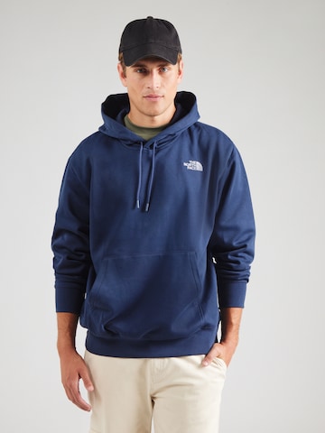 THE NORTH FACE Μπλούζα φούτερ 'ESSENTIAL' σε μπλε: μπροστά