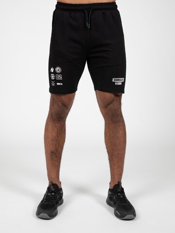 Gorilla Wear Slimfit Sportbroek 'Lopez' in Wit: voorkant