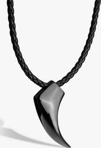 SERASAR Ketting 'Wolf' in Zwart: voorkant