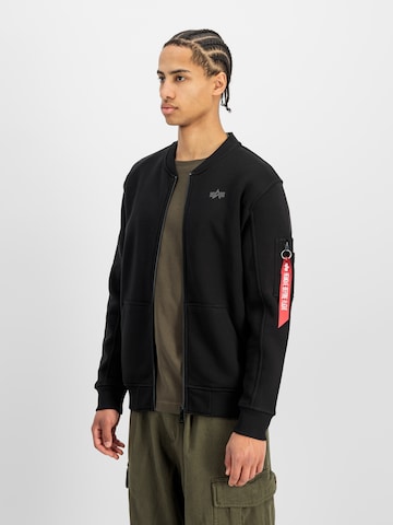 ALPHA INDUSTRIES Between-Season Jacket in Black: front