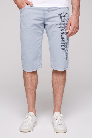 CAMP DAVID Slimfit Shorts 'RO:BI Skater' in Blau: predná strana