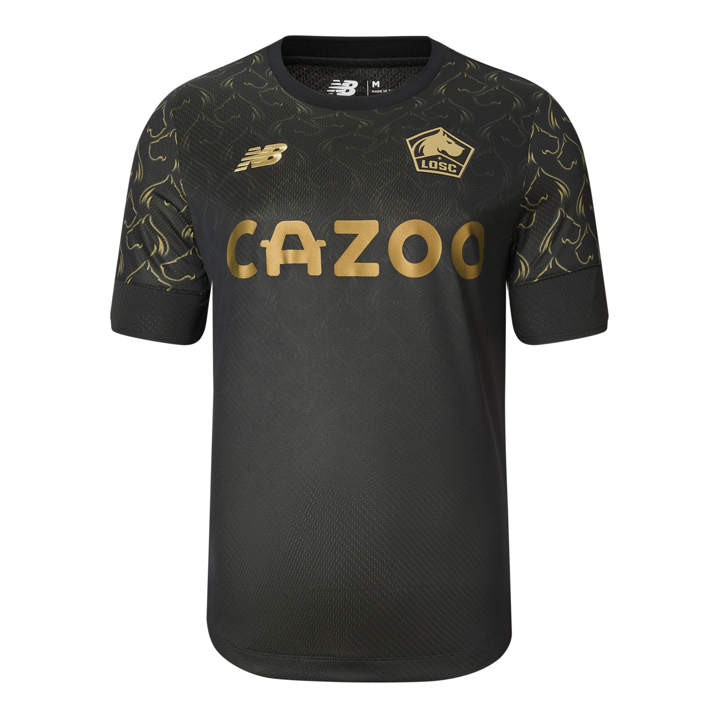 new balance Functioneel shirt 'Lille LOSC' in Zwart: voorkant
