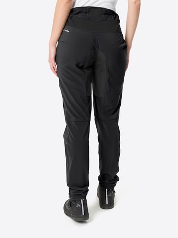 Effilé Pantalon outdoor 'Qimsa II' VAUDE en noir