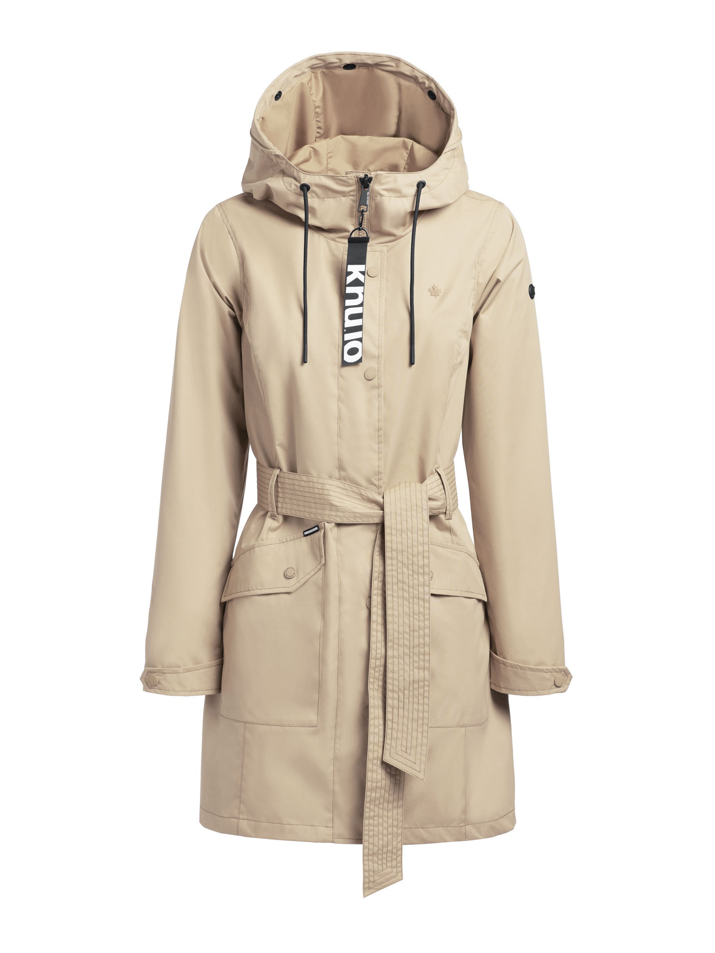 khujo Between-seasons parka ' LAUREN4 ' in Beige: front