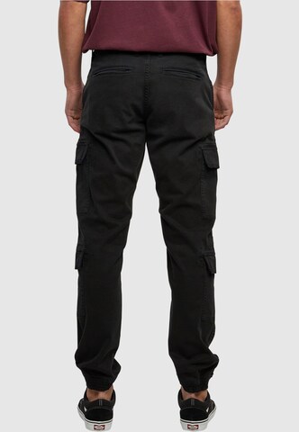 Urban Classics Tapered Cargobroek in Zwart