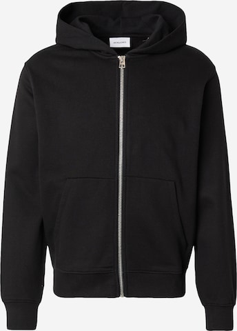 JACK & JONES Sweatjakke 'JJUrban Edge' i sort: forside