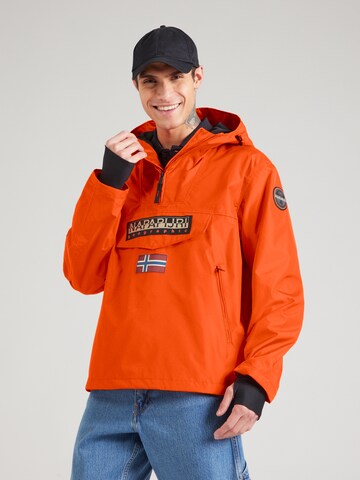 NAPAPIJRI Performance Jacket 'RAINFOREST NEXT' in Orange: front