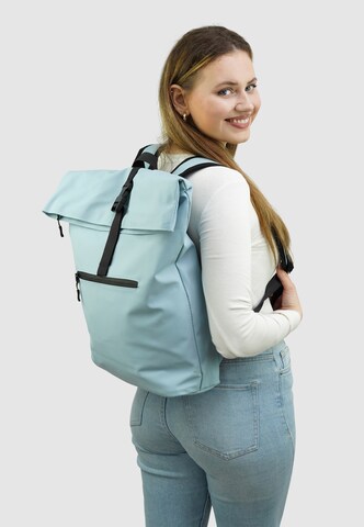 HARPA Backpack 'LUCA' in Blue: front