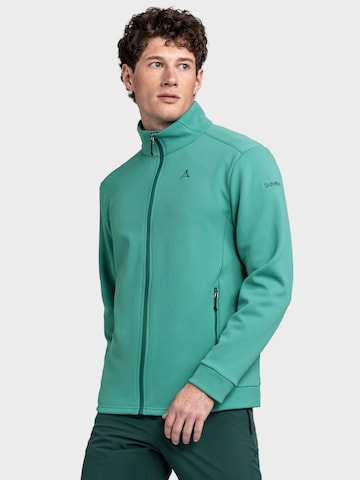 Veste en polaire fonctionnelle 'Uriezzo' Schöffel en vert : devant