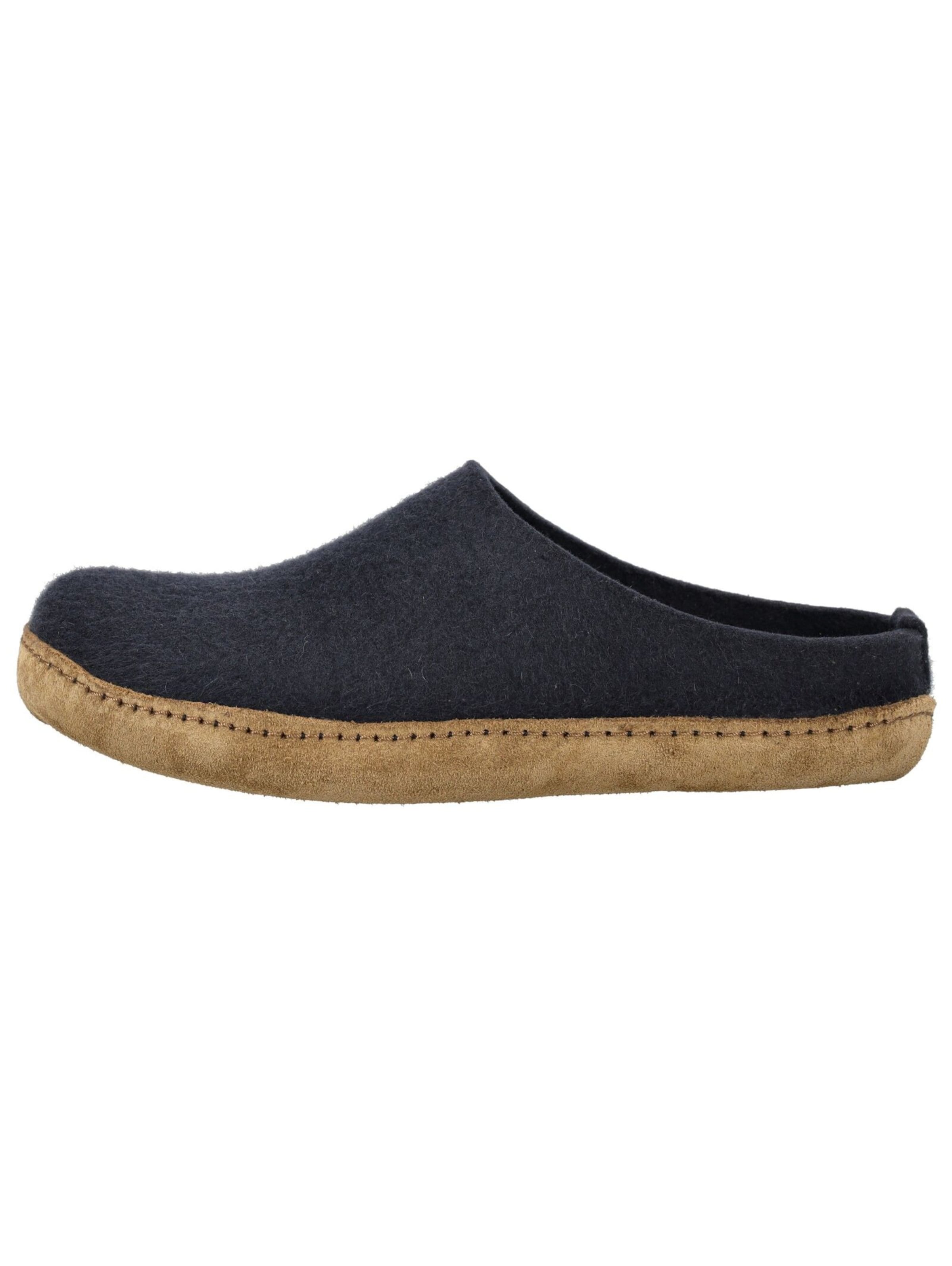 HAFLINGER Hausschuh 'Emil's Toffel' in Blau