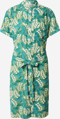 Fabienne Chapot Shirt Dress in Green: front