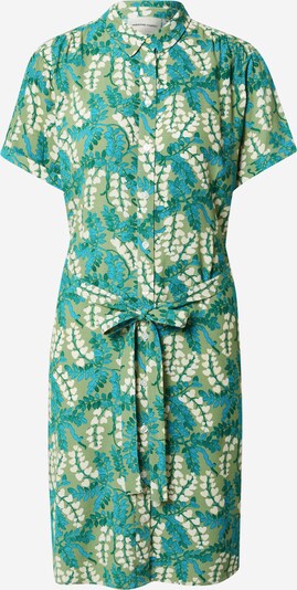 Fabienne Chapot Kleid in ecru / blau / apfel, Produktansicht