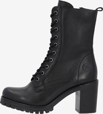 Palado Lace-Up Ankle Boots in Black