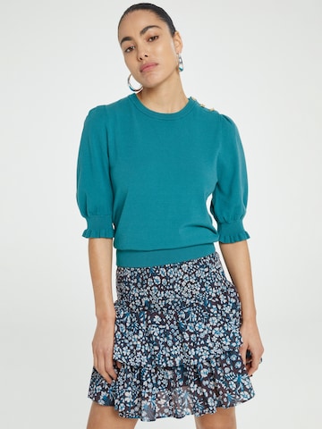 Pull-over 'Jolly' Fabienne Chapot en bleu : devant