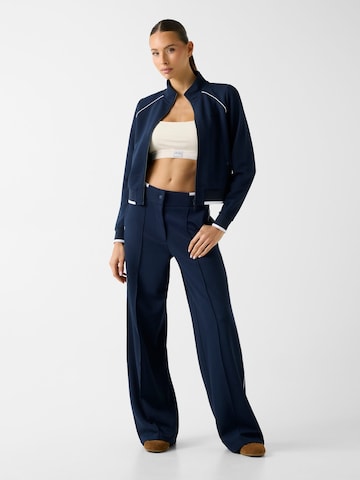 GUESS Zip-Up Hoodie in Blue