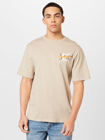 Redefined Rebel T-shirt i beige: framsida