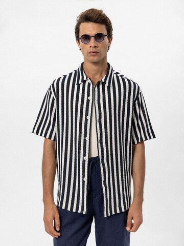 Antioch Regular fit Overhemd in Blauw: voorkant
