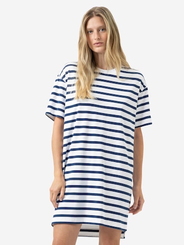 Mey Nightgown 'Breezy Stripes' in Blue