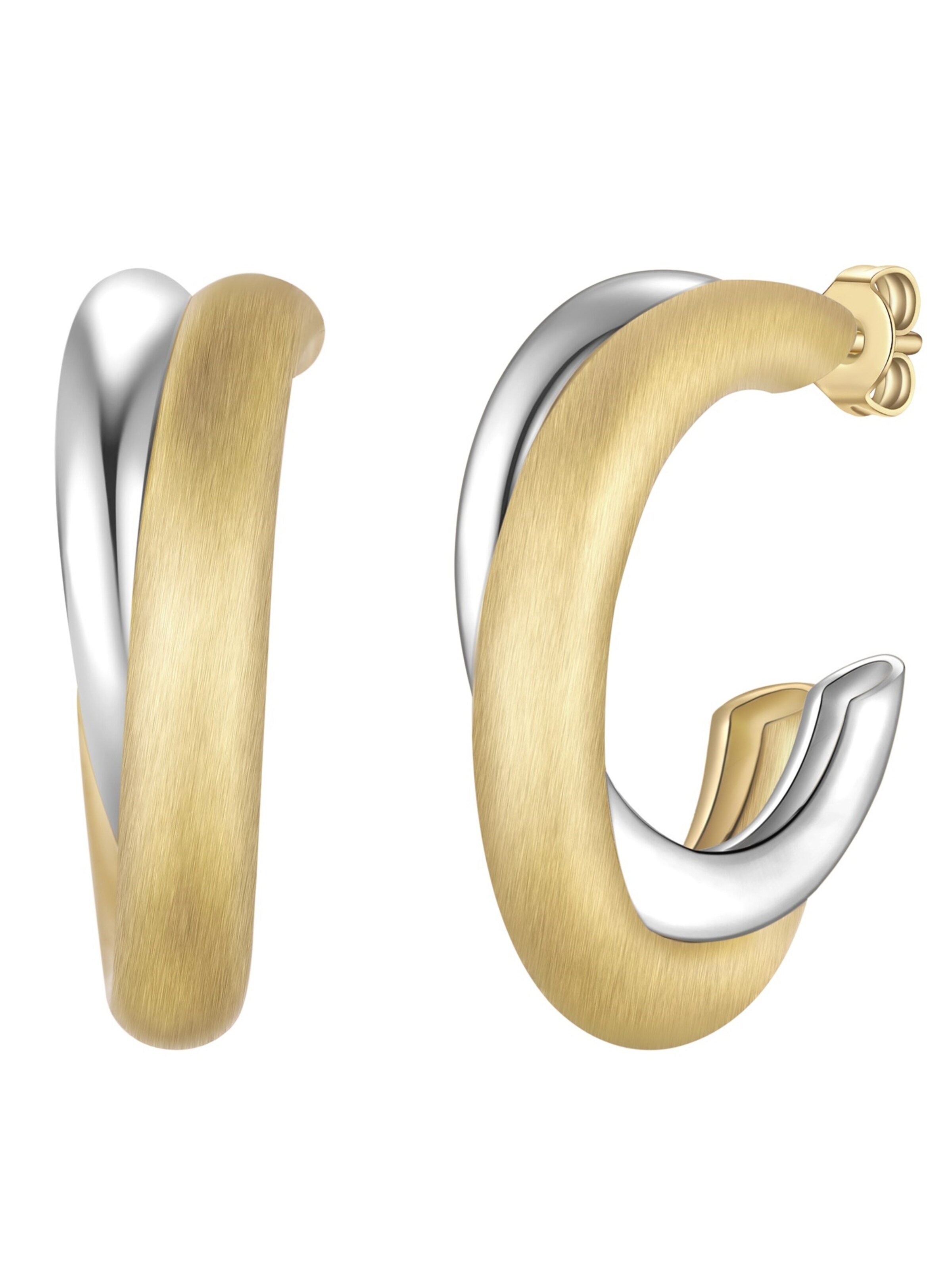 Yokoamii Ohrringe in Gold: Vorderseite