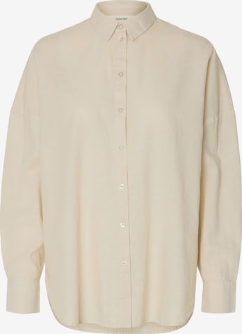 SELECTED FEMME Блуза 'SLFLINNIE-NOVA' в бежово: отпред