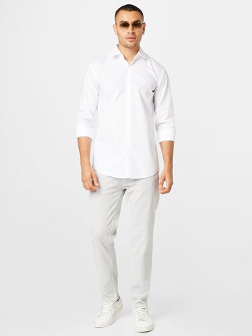 HUGO Red - Slim Fit Camisa 'Jenno' em branco