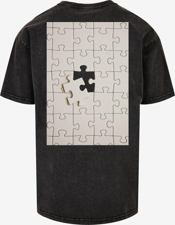 Merchcode Shirt 'Missing Piece' in Zwart