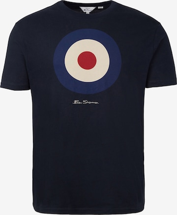 Ben Sherman T-Shirt 'Target' in Blau: predná strana