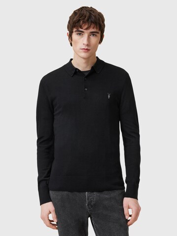AllSaints Sweter w kolorze czarny: przód