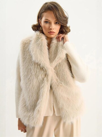 Bianco Lucci Weste‌‌‌‌‌ in Beige: Vorderseite