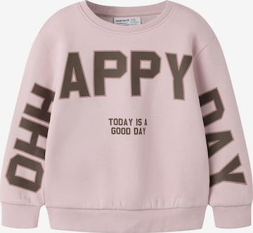 Sweat-shirt 'NMFLINKA' NAME IT en violet : devant